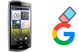 Cómo borrar la cuenta de Google en Acer CloudMobile S500