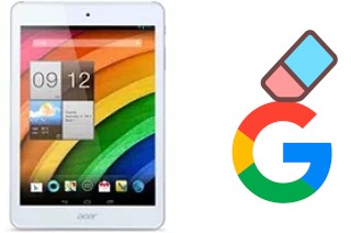 Cómo borrar la cuenta de Google en Acer Iconia A1-830