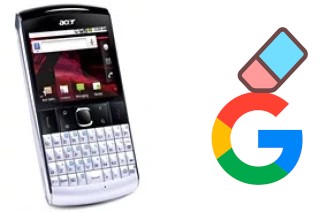 Cómo borrar la cuenta de Google en Acer beTouch E210