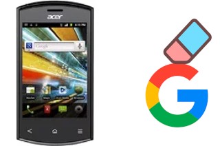 Cómo borrar la cuenta de Google en Acer Liquid Express E320