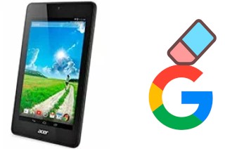 Cómo borrar la cuenta de Google en Acer Iconia One 7 B1-730