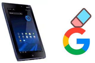 Cómo borrar la cuenta de Google en Acer Iconia Tab A100