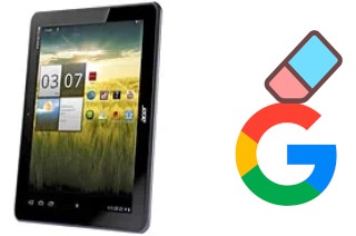 Cómo borrar la cuenta de Google en Acer Iconia Tab A200