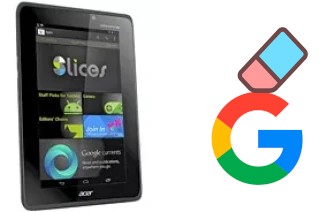 Cómo borrar la cuenta de Google en Acer Iconia Tab A110