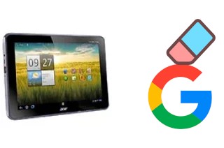 Cómo borrar la cuenta de Google en Acer Iconia Tab A700