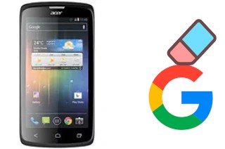 Cómo borrar la cuenta de Google en Acer Liquid C1