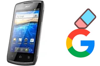 Cómo borrar la cuenta de Google en Acer Liquid Z110