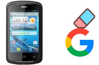 Cómo borrar la cuenta de Google en Acer Liquid Z2