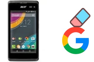 Cómo borrar la cuenta de Google en Acer Liquid Z220