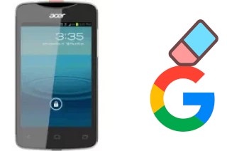 Cómo borrar la cuenta de Google en Acer Liquid Z3