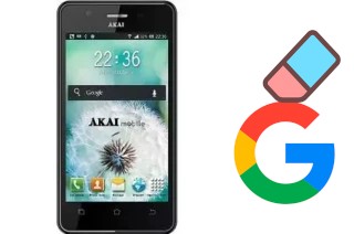 Cómo borrar la cuenta de Google en Akai K40