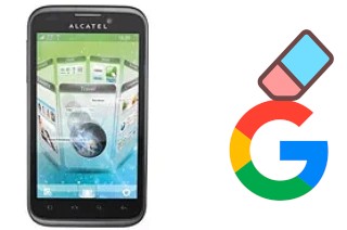 Cómo borrar la cuenta de Google en alcatel OT-995