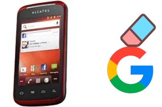 Cómo borrar la cuenta de Google en alcatel OT-983