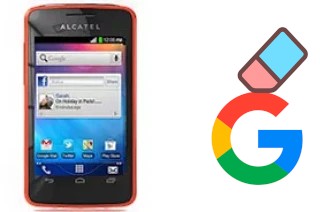 Cómo borrar la cuenta de Google en alcatel One Touch T'Pop