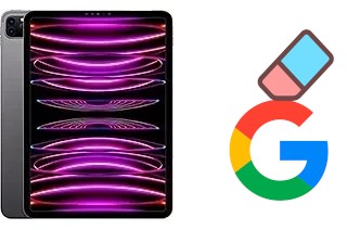 Cómo borrar la cuenta de Google en Apple iPad Pro 11 (2022)