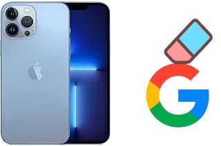 Cómo borrar la cuenta de Google en Apple iPhone 13 Pro Max