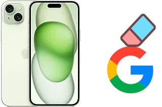 Cómo borrar la cuenta de Google en Apple iPhone 15 Plus