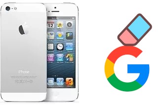 Cómo borrar la cuenta de Google en Apple iPhone 5