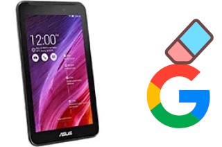 Cómo borrar la cuenta de Google en Asus Fonepad 7 (2014)