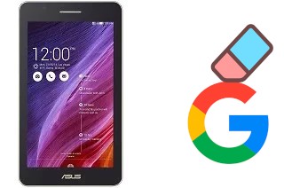 Cómo borrar la cuenta de Google en Asus Fonepad 7 FE171CG