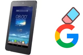 Cómo borrar la cuenta de Google en Asus Fonepad 7