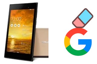 Cómo borrar la cuenta de Google en Asus Memo Pad 7 ME572C