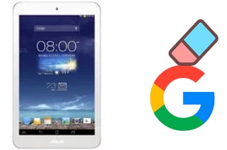 Cómo borrar la cuenta de Google en Asus Memo Pad 8 ME180A