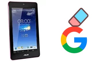 Cómo borrar la cuenta de Google en Asus Memo Pad HD7 8 GB