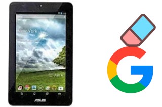 Cómo borrar la cuenta de Google en Asus Memo Pad ME172V