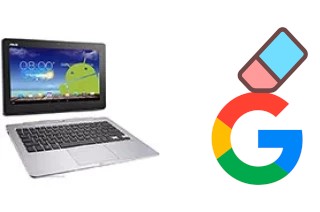 Cómo borrar la cuenta de Google en Asus Transformer Book Trio