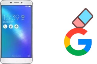 Cómo borrar la cuenta de Google en Asus ZenFone 3 Laser