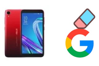 Cómo borrar la cuenta de Google en Asus ZenFone Live (L2) SD425