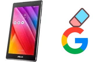 Cómo borrar la cuenta de Google en Asus Zenpad C 7.0 Z170MG