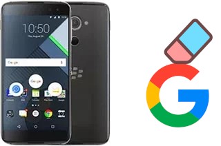 Cómo borrar la cuenta de Google en BlackBerry DTEK60