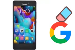 Cómo borrar la cuenta de Google en Casper Via E1C