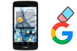 Cómo borrar la cuenta de Google en Casper Via V4