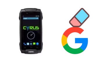 Cómo borrar la cuenta de Google en Cyrus CS30