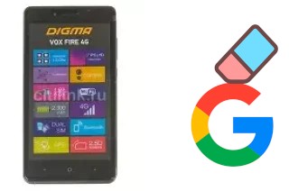 Cómo borrar la cuenta de Google en Digma Vox Fire 4G