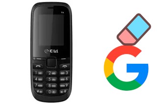 Cómo borrar la cuenta de Google en E-tel T14