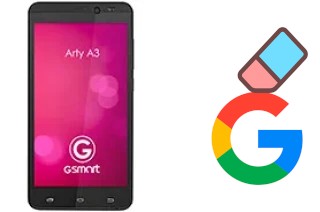 Cómo borrar la cuenta de Google en Gigabyte GSmart Arty A3