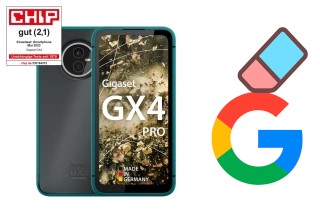 Cómo borrar la cuenta de Google en Gigaset GX4 PRO