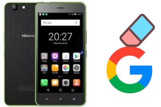 Cómo borrar la cuenta de Google en HiSense C30 Lite