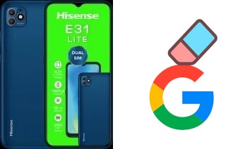 Cómo borrar la cuenta de Google en HiSense E31 LITE