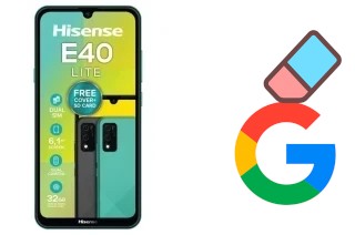 Cómo borrar la cuenta de Google en HiSense E40 LITE