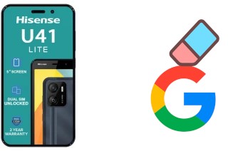 Cómo borrar la cuenta de Google en HiSense U41 Lite