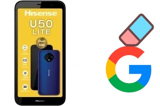 Cómo borrar la cuenta de Google en HiSense U50 Lite