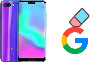 Cómo borrar la cuenta de Google en Honor 10