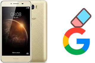 Cómo borrar la cuenta de Google en Honor 5A