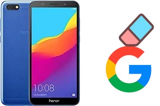 Cómo borrar la cuenta de Google en Honor 7S