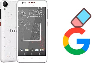 Cómo borrar la cuenta de Google en HTC Desire 825